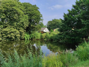 Ostsee Jägerhütte am Waldesrand mit Sauna Gelbensande